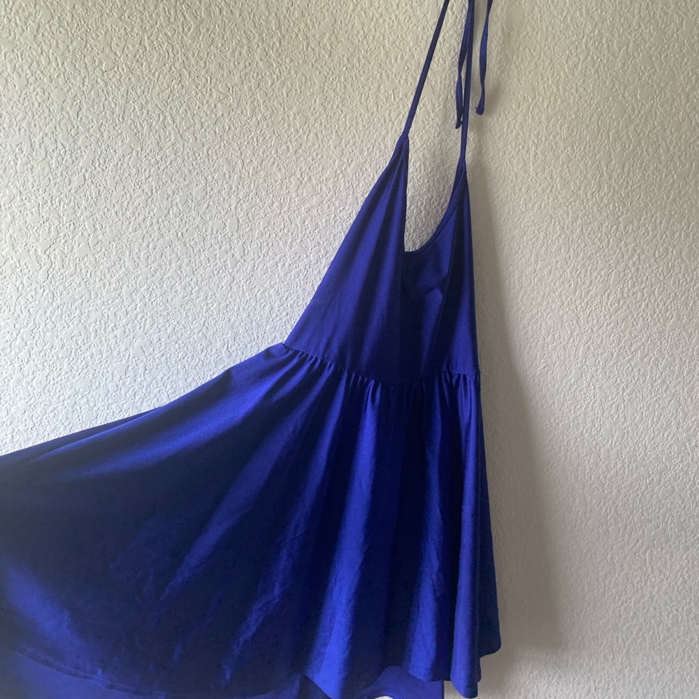 Blue Halter Dress